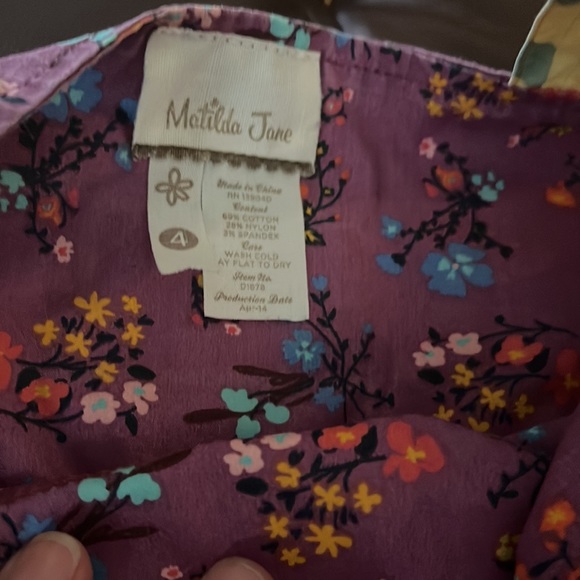 Matilda Jane size 4 knot dress with pockets - Picture 2 of 3